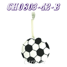 Soccer luggage tag