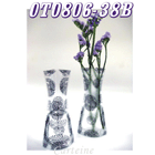 Small Black Circle pattern vase