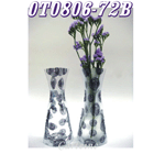 Black Circle pattern vase