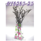 Flower pattern light vase