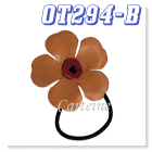 Leather Flower Hair Bands