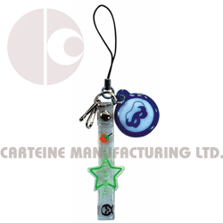 Halloween mobile phone strap with cleaner