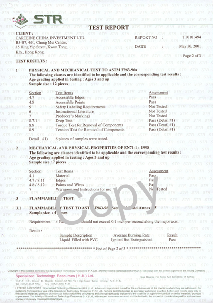 ASTM & EN71 P.2/3